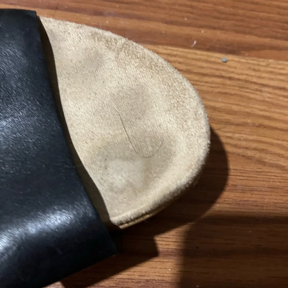 Dansko Women's Black Wedge Velcro Side Close Sandals - Picture 4 of 4